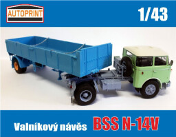 AP019 BSS N-14V Valníkový návěs